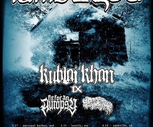 Lamb of God North American Tour 2026 poster