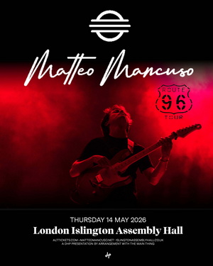 Matteo Mancuso London Show 2026 poster