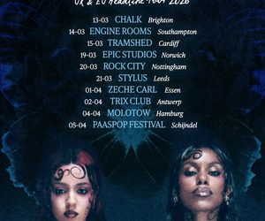 Nova Twins UK & European Tour 2026 poster
