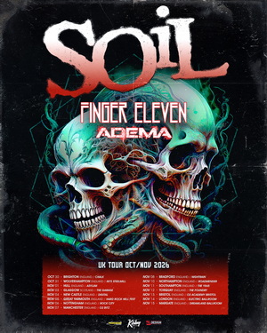 Soil UK Tour 2026 poster