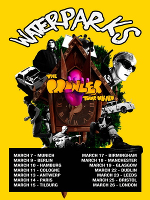 Waterparks European & UK Tour 2026 poster