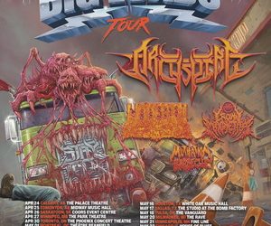 Archspire North American Tour 2026 poster