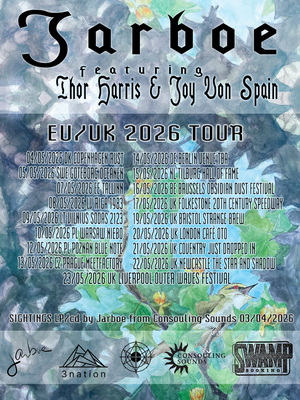 Jarboe European & UK Tour 2026 poster