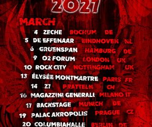 The Dead Daisies European & UK Tour 2027 poster