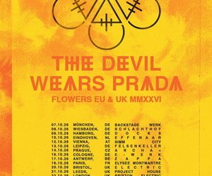 The Devil Wears Prada European Tour 2026 poster