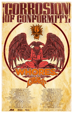 Corrosion Of Conformity North American Tour 2026 poster