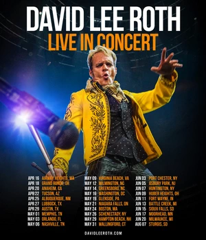 David Lee Roth North American Tour 2026 poster