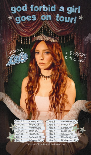 Lølø European & UK Tour 2026 poster