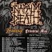 Napalm Death North American Tour 2026 poster