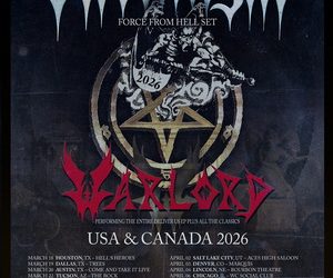 Onslaught and Warlord North American Tour 2026 poster