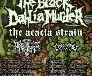 The Black Dahlia Murder US Tour 2026 poster
