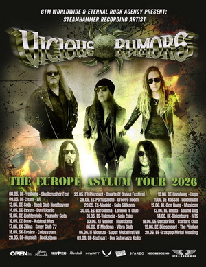 Vicious Rumors European Tour 2026 poster