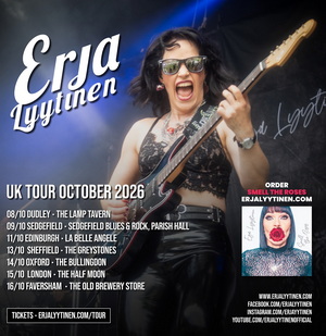 Erja Lyytinen UK Tour 2026 poster