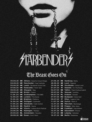 Starbenders European & UK Tour 2026 poster