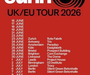 sunn O))) European & UK Tour 2026 poster
