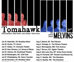 Tomahawk US Tour 2026 poster