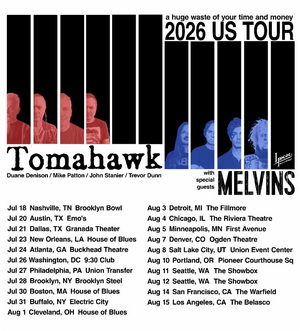 Tomahawk US Tour 2026 poster