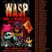 W.A.S.P. North American Tour 2026 poster