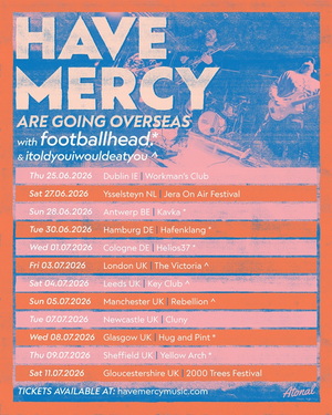 Have Mercy European & UK Tour 2026 poster