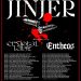 Jinjer North American Tour 2026 poster