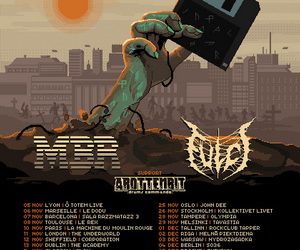 Master Boot Record and Fulci European & UK Tour 2026 poster