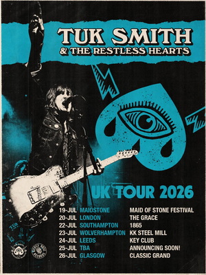 Tuk Smith & The Restless Hearts UK Tour 2026 poster