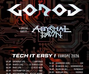 Allegaeon and Gorod European & UK Tour 2026 poster
