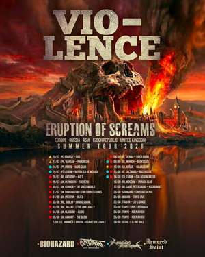 Vio-Lence European UK Tour 2026 poster