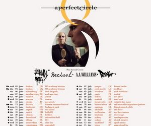 A Perfect Circle Worldwide Tour 2026 poster