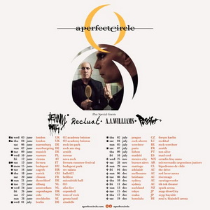 A Perfect Circle Worldwide Tour 2026 poster