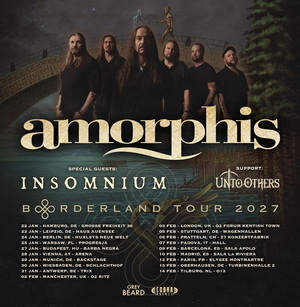 Amorphis European Tour 2027 poster