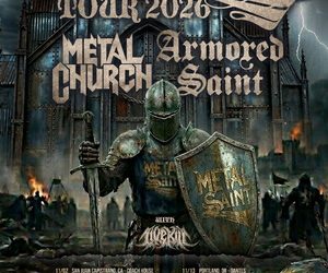 Armored Saint and Metal Church North American Tour 2026 poster
