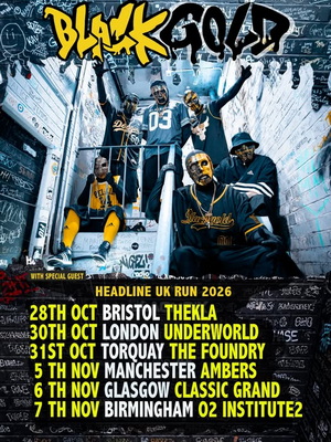 Blackgold UK Tour 2026 poster