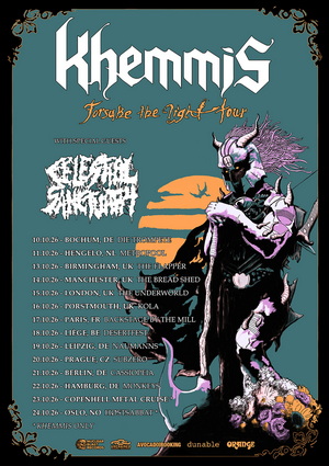 Khemmis European & UK Tour 2026 poster
