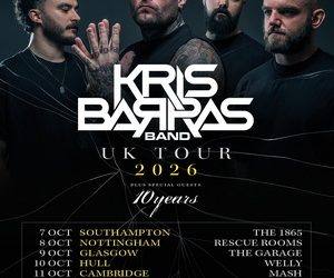 Kris Barras Band UK Tour 2026 poster