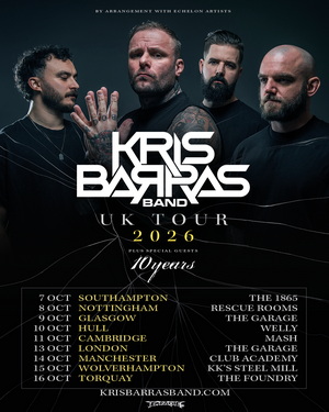 Kris Barras Band UK Tour 2026 poster