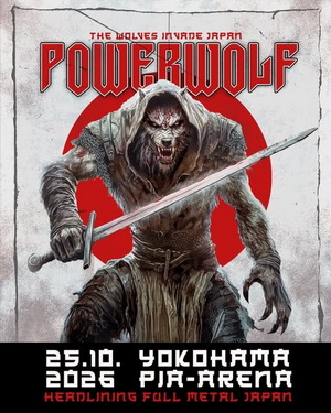 Powerwolf Japan Show 2026 poster