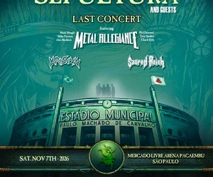 Sepultura Brazil Show 2026 poster