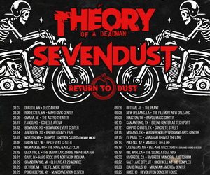 Sevendust Theory Of A Deadman US Tour 2026 poster