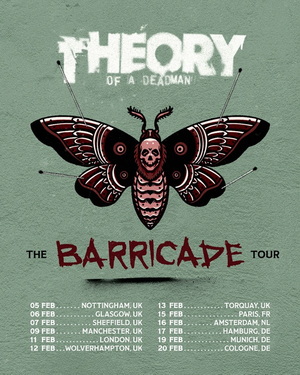 Theory Of A Deadman UK & European Tour 2027 poster