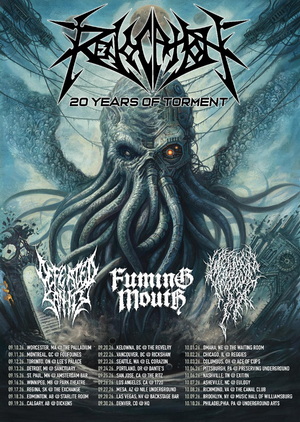 Revocation North American Tour 2026 poster