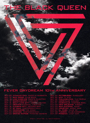 The Black Queen North American Tour Fall 2026 poster
