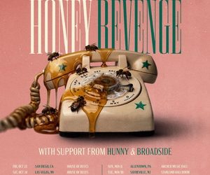 Dead Poet Society & Honey Revenge US Tour 2026 poster
