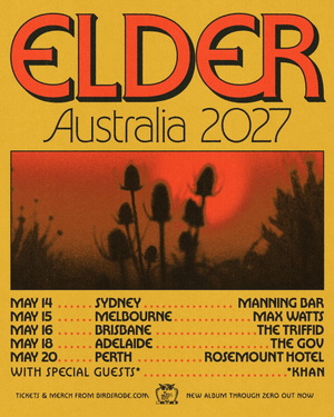 Elder Australian Tour 2027 poster