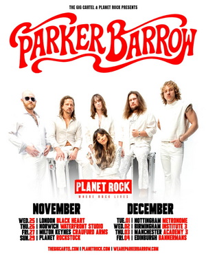 Parker Barrow UK Tour 2026 poster