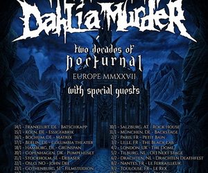 The Black Dahlia Murder European Tour 2027 poster