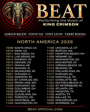 BEAT North American Tour 2026 poster