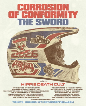 Corrosion Of Conformity & The Sword US Tour 2026 poster