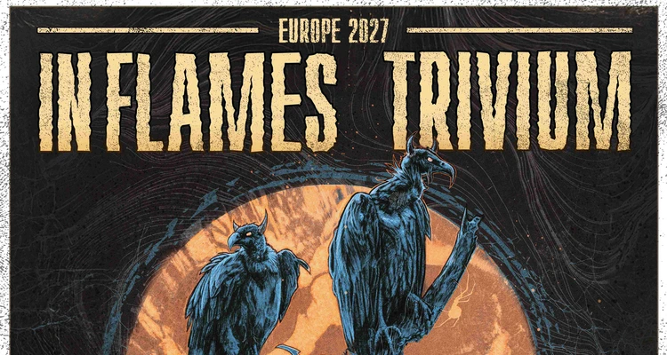 In Flames & Trivium European & UK Tour 2027 poster