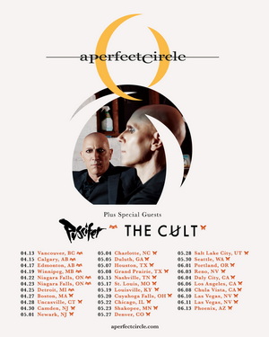 A Perfect Circle North American Tour 2027 poster